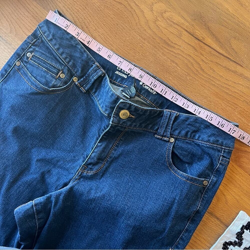 Lane Bryant Genius Fit Jeggings dark wash denim JeanS womens size 16 - Picture 6 of 10